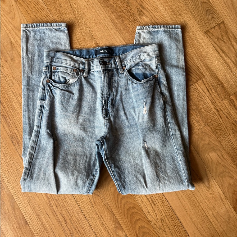 AERO "DAD JEAN" Men's Light Blue Jeans - Size 29/32